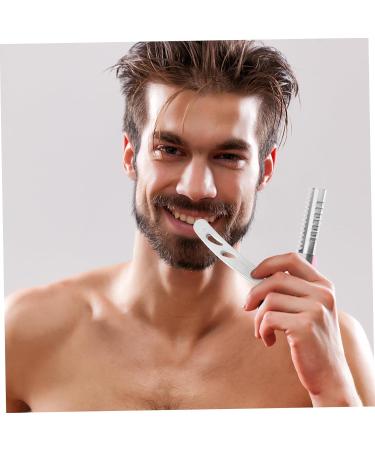 Mikinona Eyebrow Shaping Tool - Premium Manual Razor for Men's Grooming | Face & Beard Shaver Steel Folding Razor for Perfect Hairdressing - Buy Online on SooperMarket.com