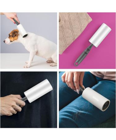 8 Roll Lint Roller for Clothing & Pet Hair 480 Sheets Self-Adhesive Perfect for Sofas Carpets Dust Dog & Cat Fur - Buy Online on SooperMarket.com