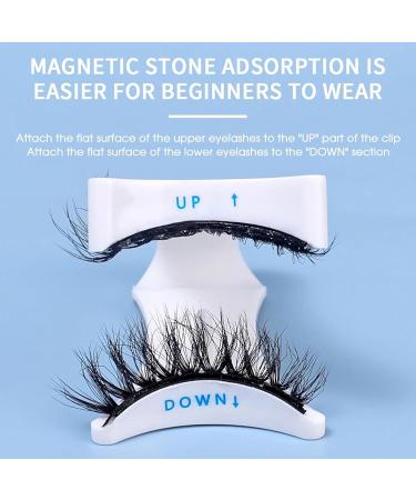 Teksome Magnetic Lashes Kit Natural Look Magnetic Lashes With Clip Natural Look Magnetic Lashes Magnetic Fake Lashes For Easy Application - Buy Online on SooperMarket.com