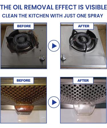 Kitchen Foam Cleaner All-Round Kitchen Cleaning Foam Japanese Multi-Purpose Cleaner Spray Japanese Professional Kitchen Oil Stains Removing Cleaner Bubble Cleaner Foam Spray (2pcs) - Buy Online on SooperMarket.com