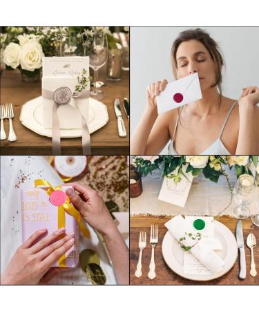16PCS Burgundy Glue Gun Wax Seal Sticks for Wedding Invitations & Cards - Buy Online on SooperMarket.com