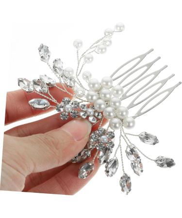 ABOOFAN Hair Jewelry Hair Accessories Hair Styling Accessories Wedding Hair Clip Fairy Jewelry for Women Hanfu Hair Comb Pearl Bride - Buy Online on SooperMarket.com