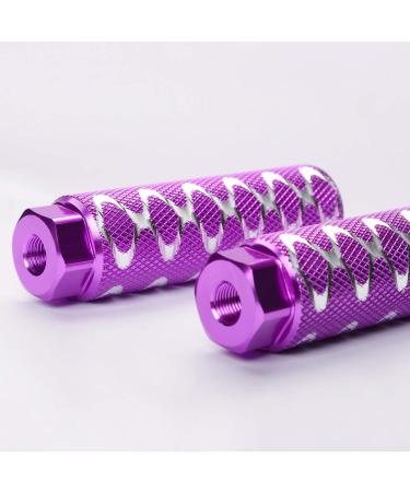 Purple Amotor Bike Pegs - 3/8 inch Axle (2 Pcs) | Durable and Stylish - Buy Online on SooperMarket.com