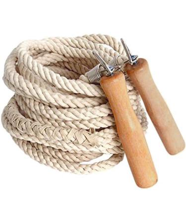 Leapbeast Long Jump Rope - Multiplayer Wooden Handle Jump Rope for Fitness School & Outdoor Activities | 5m 7m 10m - Buy Online on SooperMarket.com
