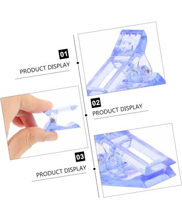 Mikinona 36 Pcs Nail Clip Plastic Finger Extension Clip Nail Binder Clips Food Bag Clips Nail Tip Clips Finger Nail Tip Nail Forms Clips Nail Dip Kits Clips for Nails Nail Gel Heavy Clamp 1 count (Pack of 1) Red Bluex3pcs - Buy Online on SooperMarket.com