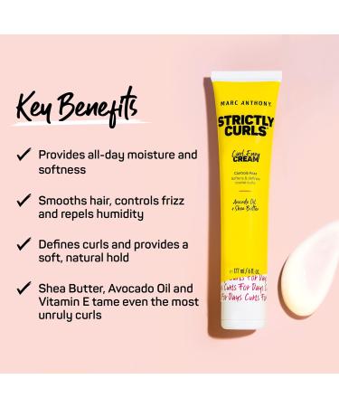 Marc Anthony Strictly Curl Enhancing Styling Foam Extra Hold - Vitamin E & Curl Envy Cream Strictly Curls - Curl Defining Cream Softens Coarse Curls - Buy Online on SooperMarket.com