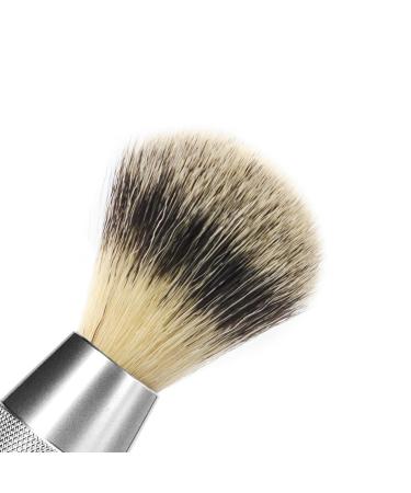 Magidaal 4.3 Inch Hair Shaving Brush - Soft Nylon Bristles Metal Handle Salon Quality Facial Cleaning Tool - Buy Online on SooperMarket.com
