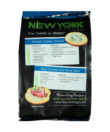 New York Style Bagel Crisps - Plain Flavor - 7.2 oz | Delicious Snack for Every Day - Buy Online on SooperMarket.com