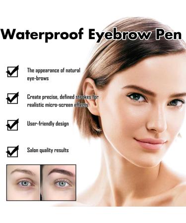 3 PCS Eyebrow Pencil Eyebrow Pen Waterproof Brow pen Microblading Eye Brow Pencils Long Lasting Natural Eyebrow Pen Black & Black-gray & Light Brown 3 count (Pack of 1) 03 Black & Black-gray & Light Brown - Buy Online on SooperMarket.com