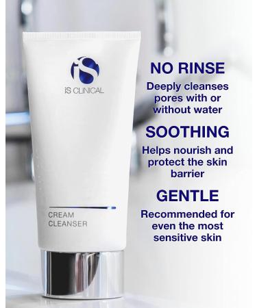 iS CLINICAL Cream Cleanser - Hydrating Facial Cleanser & Makeup Remover 4 Fl Oz - Buy Online on SooperMarket.com