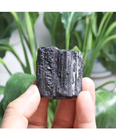 Natural Rock Black Tourmaline Crystals Stone - Large Large Raw Natural Stones Stone Collection - Buy Online on SooperMarket.com