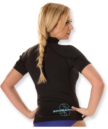 Scubapro Women's T-Flex Short Sleeve Rash Guard - Black, XS - Buy Online on SooperMarket.com