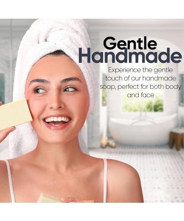 Beef Tallow Soap Bar - All-Natural Unscented Grass-Fed Tallow Soap for Moisturizing Face & Body - Ideal for Eczema & Sensitive Skin - Handcrafted in the USA - Buy Online on SooperMarket.com