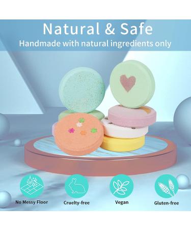 LighSele Shower Steamers - 8 Aromatherapy Bombs with Essential Oils for Women | Stress Relief Gift | Home Spa Christmas Gifts - 8 Count - Buy Online on SooperMarket.com