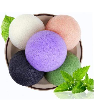 1PC Facial Sponge Natural Activated Ingredient Face Cleansing Sponge Exfoliating Tool Loofah Puff Body Shower Sponge(Lavender Purple) - Buy Online on SooperMarket.com