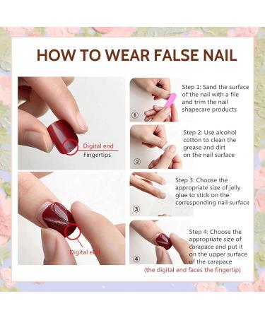 Long French False Nails Square 24 Pieces French Tip False Nails Matte Nude White False Nails Full Cover Press On Nails with Jelly Glue (Long Square White Matte) - Buy Online on SooperMarket.com