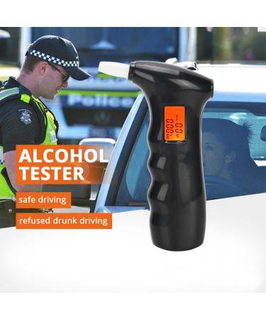 Breathalyzer Professional-Grade Accuracy Breath Alcohol Tester with LCD Digital Display Portable Alcohol Analyzer Detector for Home Party Personal Use - Buy Online on SooperMarket.com