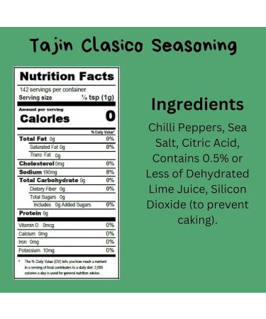 Tajin Seasoning Bundle: Clasico with Lime 142g, Habanero with Lime 45g, Chamoy Sauce 455ml - Authentic Mexican Flavouring - Buy Online on SooperMarket.com