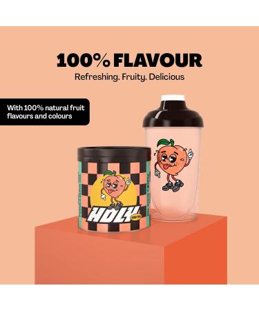 HOLY Iced Tea Peach x Nectarine | 50 portions with antioxidants & superfoods | Sugar-free iced tea with Relax formula | Vegan with 100% natural fruit flavours Peach x Nectarine 350 g (Pack of 1) - Buy Online on SooperMarket.com