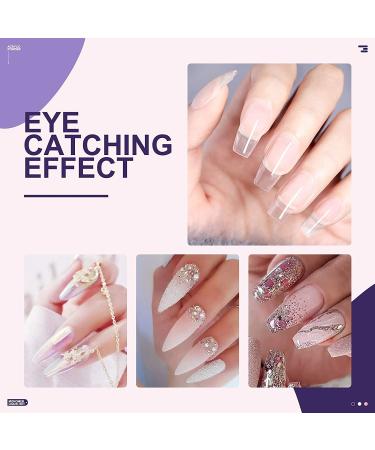 Movoran Acrylic Nail Kit for Beginners - 3 Colors Powder & Liquid Set with Brush Cleaner - Ideal for Nail Extension - Professional Nail Kit for Everything - Buy Online on SooperMarket.com