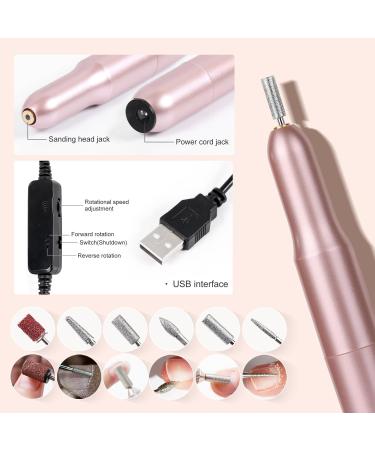DouborQ Acrylic Nail Kit with Electric Nail Drill Nail Lamp U V Nail Dryer Light Manicure Pen False Nail Tips Starter Set Acrylic Nail Art Supplies for Beginner with Everything (MT20-12) - Buy Online on SooperMarket.com