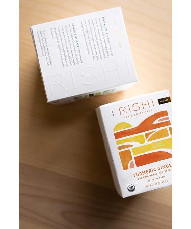 Rishi Tea Organic Turmeric Ginger Herbal Tea - Caffeine-Free, 15 Bags (1.75 oz) - Buy Online on SooperMarket.com
