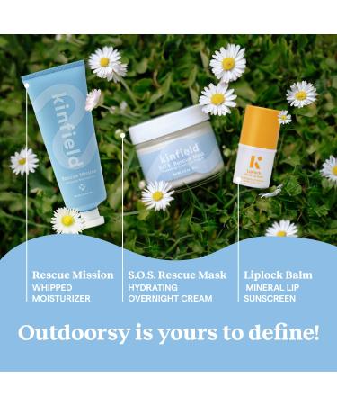 Kinfield Rescue Mission Whipped Moisturizer - Vegan Hydrating Ceramide Cream Stick for Dry Sensitive Skin - 2 oz / 56 g - International Shipping Available - Buy Online on SooperMarket.com