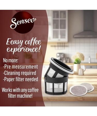 Buy Senseo Espresso Pods - RA Certified Biodegradable Coffee Pods | 5 Packs x 16 | 111g - International Shipping Available - Buy Online on SooperMarket.com