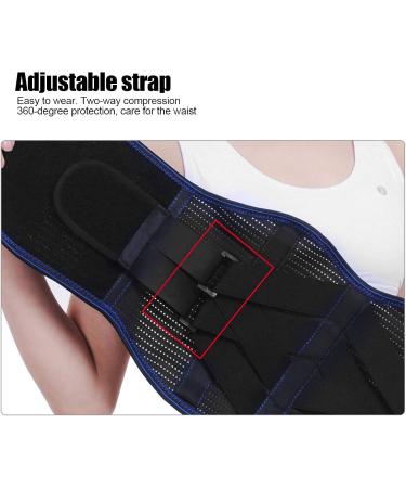 Adjustable Lumbar Support Belt - Breathable Waist Support with Steel Plate for Herniated Disc & Exercise - Ideal for Back Pain Relief - Buy Online on SooperMarket.com