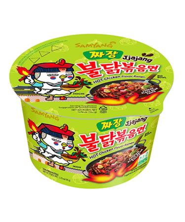 Samyang Buldak Hot Chicken Flavour Ramen - Jjajang Big Bowl 105g