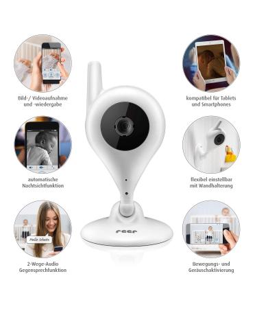 REER Video BabyCam IP Camera - Simple Setup Wireless Control via Free App - 1 Pack - Buy Online on SooperMarket.com