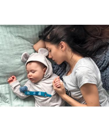 LOVI Dynamic Pacifier 3-6 Months | Silicone BPA-Free | Hey Collection | Blue 2 Pack | Safe for Your Baby - Buy Online on SooperMarket.com