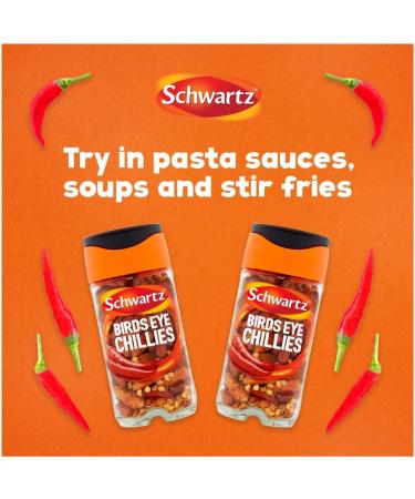 Schwartz Birds Eye Chillies 11g - Spicy Flavour Enhancer for Culinary Delights - Buy Online on SooperMarket.com