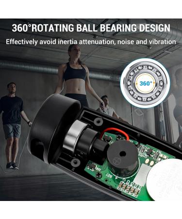 Adjustable Wireless Jump Rope with Counter - Digital Kilometer & Steel Ball Bearings - Perfect for Sports & Fitness - Buy Online on SooperMarket.com