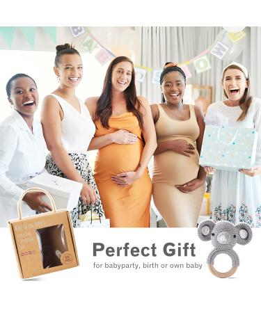 Shop Youuus 6-Piece Baby Gift Set - Newborn Essentials: Bath Towels Handmade Rattles Wooden Toys & More - Perfect for Boys & Girls! - Buy Online on SooperMarket.com