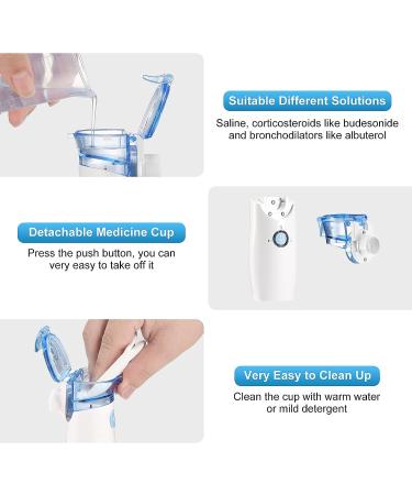 Portable Mesh Nebulizer - Handheld Personal Inhaler for Breathing, Travel & Daily Use - Buy Online on SooperMarket.com