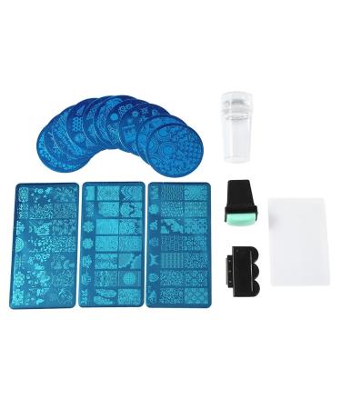 Nail stamp panels stamping plate set nail art stamp panels professional flower forest picture plates Nail Art Stamping Stamper Schaber-Sets Tools