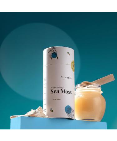 Mecantu Raw Sea Moss (Irish Sea Moss) - Ethically Sourced & Eco-Friendly | Create Healthy Vegan Food Drinks Sea Moss Gel and Sea Moss Powder | 2+ Months Supply (100g) main - Buy Online on SooperMarket.com