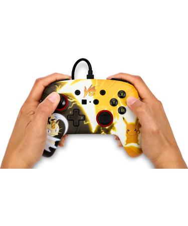 PowerA Enhanced Wired Controller for Nintendo Switch - Pok mon: Pikachu vs. Meowth Pok mon: Pikachu vs. Meowth - Buy Online on SooperMarket.com