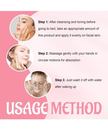 Nmbol Watermelon Sleep Mask 50 ml*2 Watermelon Skincare Phosphorescent Skin Care melon Glow Niacinamide Moisturize Lightening Serum Hydrate And Lightening - Buy Online on SooperMarket.com