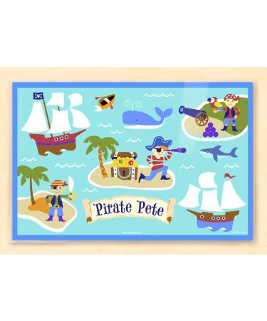Pirates Personalized Personalized Placemat for Kids by Art Appeel  18 x 12 Inches  Laminated