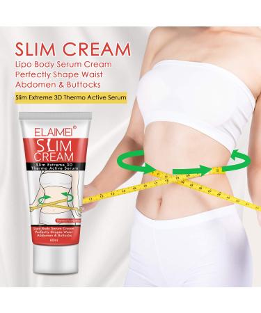 Hot Cream 2 Pack - Extreme Cellulite Slimming & Firming Gel for Body Fat Burning - Waist, Abdomen, and Buttocks Shaping Massage Cream - Buy Online on SooperMarket.com