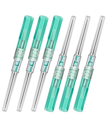 Catheter Piercing Needles - Combofix 6pcs 18G Gauge Disposable Piercing Needles IV Catheter Needles for Ear Nose Belly Nipple Piercing Piercing Needles 18G-6Pcs
