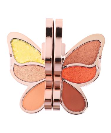 BELLIFFY 1pc Eyeshadow Palette Sequin Eyeshadow Cosmetic Eyeshadow Plate Blushers for Face Girl Cosmetic Abs 1 count (Pack of 1) As Shown 3