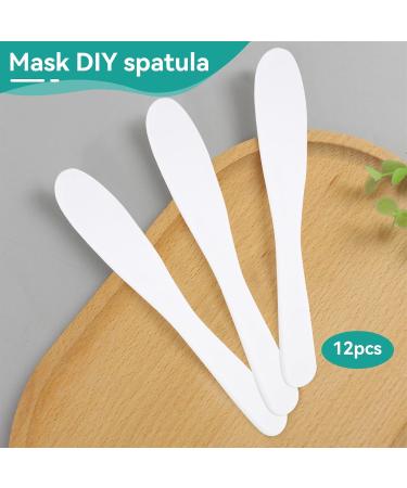 12-Piece Silicone Mask Spatula Set | Face Mask Applicator & Cosmetic Mixing Brush for Easy Application - Buy Online on SooperMarket.com