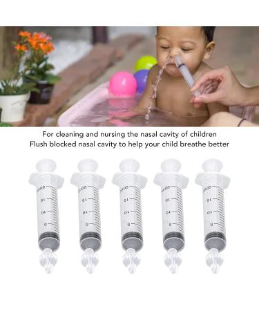 Nasal Irrigator Syringe for Infants - Safe, Professional, and Lightweight Nose Cleaner with Silicone Tip - 20ml - Buy Online on SooperMarket.com