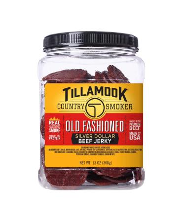 Tillamook Country Smoker Real Hardwood Smoked Silver Dollar Beef Jerky Old Fashioned 13 Ounce