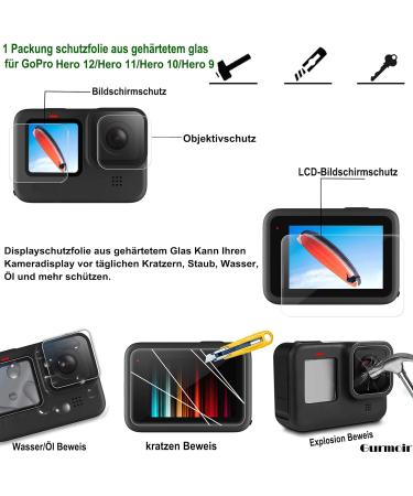 Buy Gurmoir Waterproof Accessories Set for GoPro Hero 12/11/10/9 Black - Complete Action Camera Kit (DT06) | International Shipping - Buy Online on SooperMarket.com