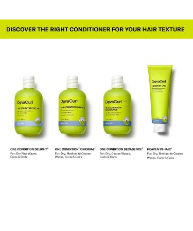 DevaCurl One Condition Original Rich Cream Conditioner | 32 fl oz | Fights Frizz, Tangles, Nourishes Curls | Soft Lemongrass Variant - Buy Online on SooperMarket.com