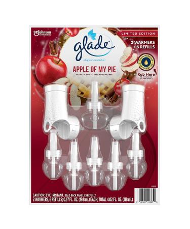 Glade PlugIns 2 Warmers + 6 Refills Holiday (Apple of My Pie)